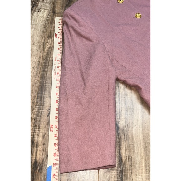 Vintage‎ Christian Dior 100% Wool Women's Sz 16 Gold Button Tailored Blazer - Picture 10 of 14